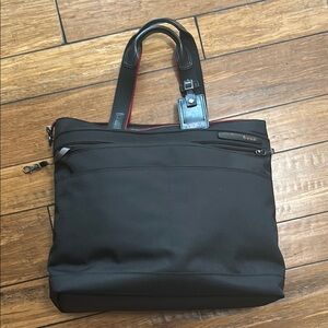 Tumi Black Laptop Bag Sleek Durable Design